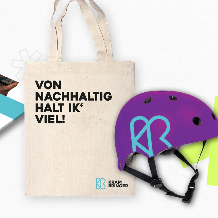 Merchandisedesign von der Vagabunt Kreativagentur in Hamburg für Krambringer
